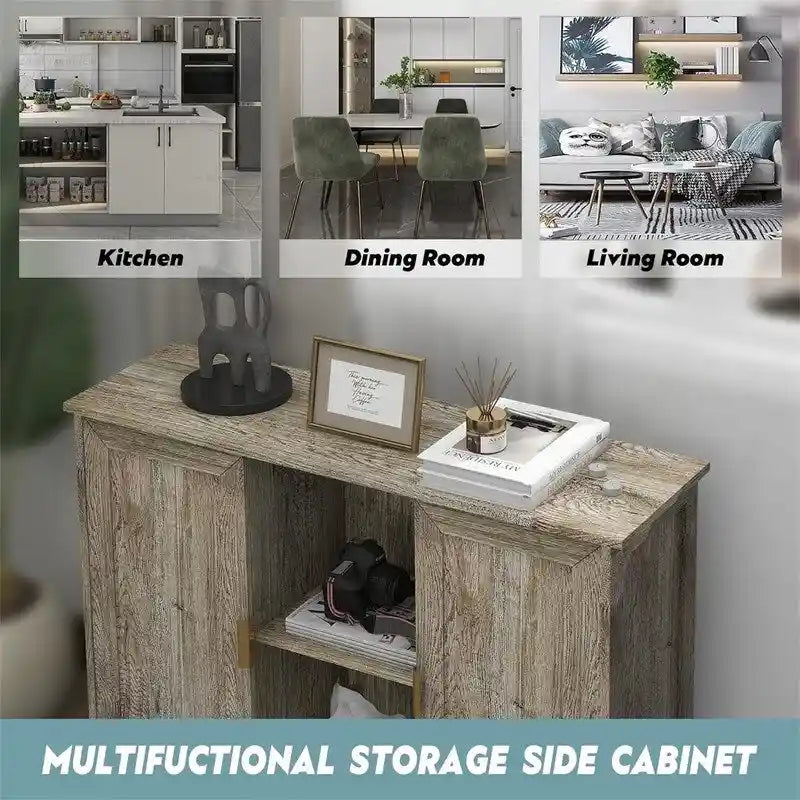 Sideboard-Buffetschrank (11,8T x 39,4B x 30,7H)